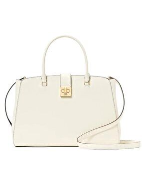 Kate Spade Phoebe Commuter Tote Refined Grain Leather Meringue New